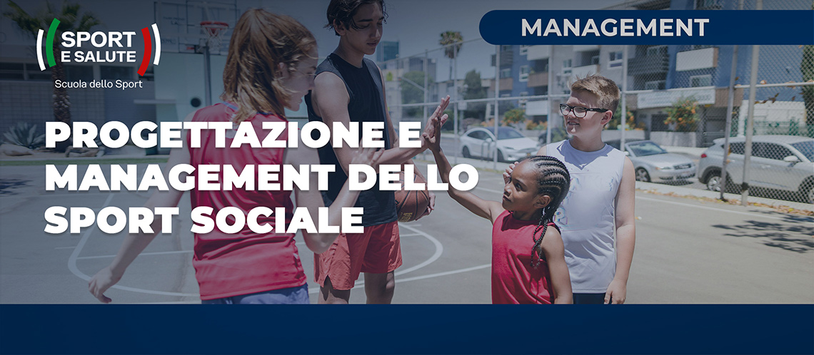Banner corso progettazione e management dello sport sociale - 2026