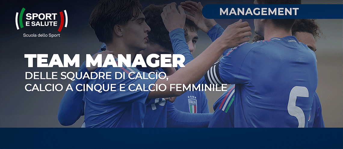 Banner Team Manager - Calcio cinque e calcio femminile